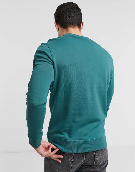 Boss walkup best sale sweatshirt green