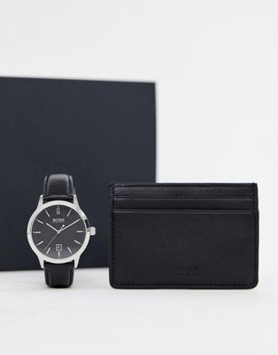 boss watch and wallet set