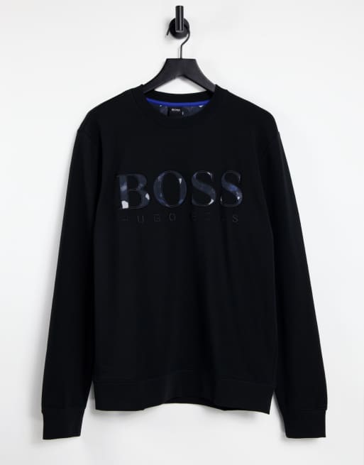 Boss wedown logo sweatshirt new arrivals