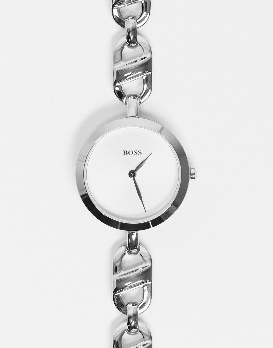 Boss womens chain bracelet watch in silver 1502590