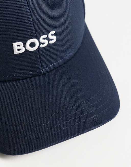 Boss Zed cappellino con visiera con logo navy, 2 di 3