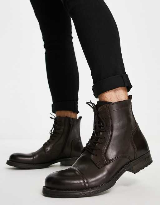 Botas de nobuk con forro abrigado Stoke de Jack & Jones, ASOS