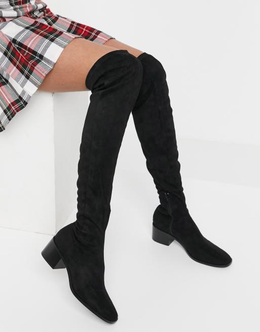 Mango botas negras altas new arrivals