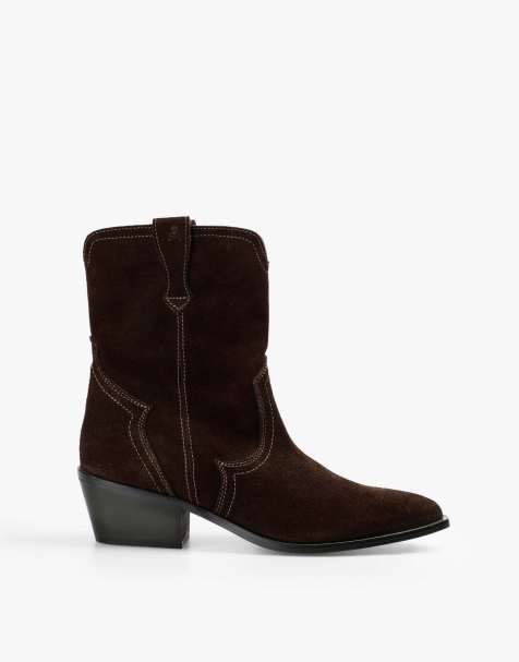 Botas bajas marrones de estilo cowboy de Scalpers - view 1