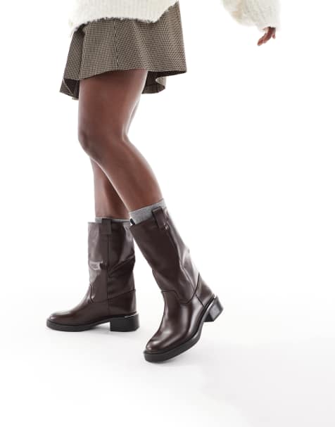 Botas bajas marrones sin cierres Twix de SEQWL - view 1