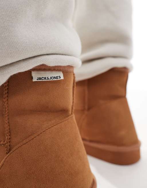 Botas beis de antelina de Jack & Jones, 2 de 4