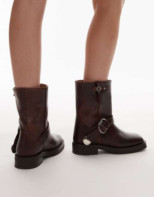 Botas Altas Mujer Tacon Botas De Cuero Other Stories Para Mujer