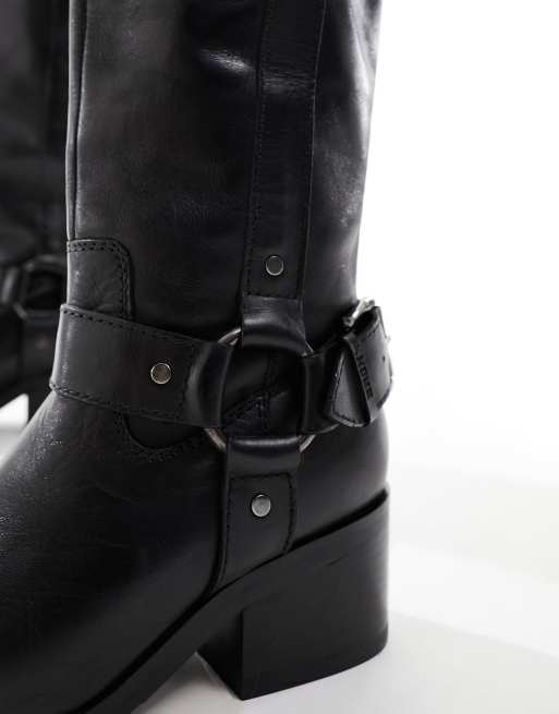 Botas de cuero online rockeras