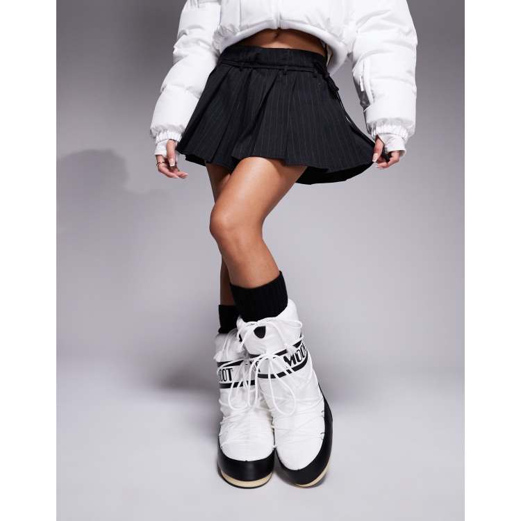 Botas blancas de caña alta Icon de Moon Boot | ASOS