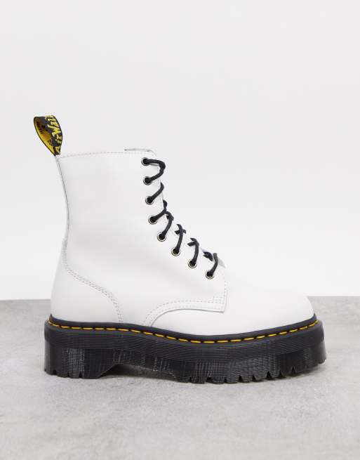 Dr martens botas blancas new arrivals