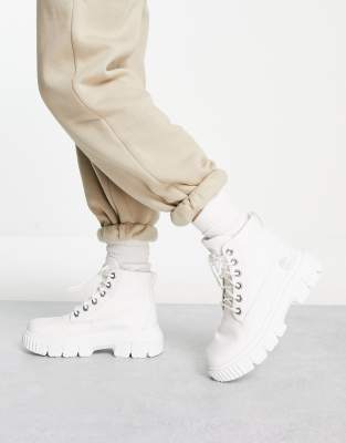 botas blancas timberland