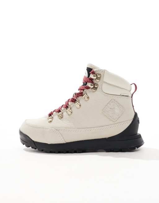 Botas blancas y burdeos impermeables de cuero Back-To-Berkeley IV de The North Face, 3 de 4