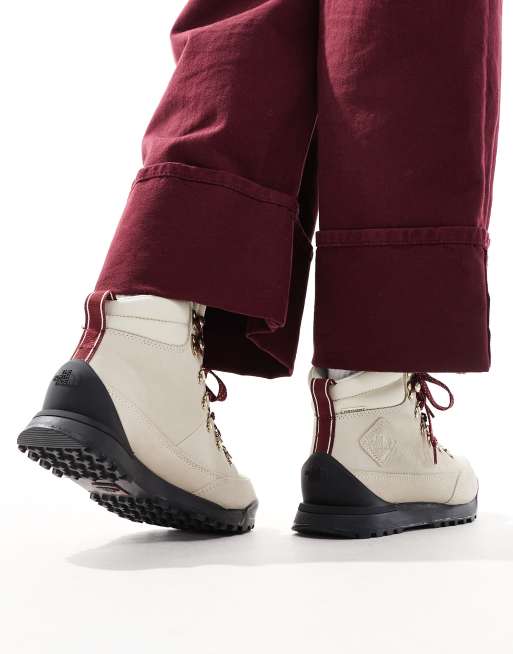 Botas blancas y burdeos impermeables de cuero Back-To-Berkeley IV de The North Face, 4 de 4