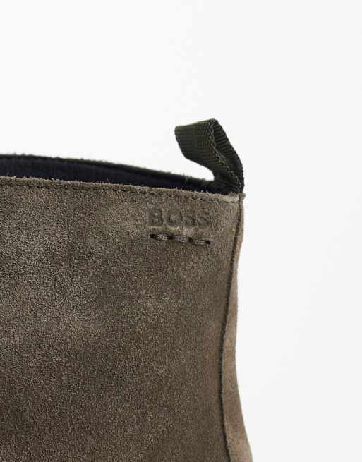 Botas caquis con cordones Kope de BOSS Black, 4 de 4