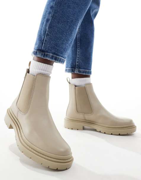 Botas Chelsea beis de cuero sintético Trooper de Levi's - view 1