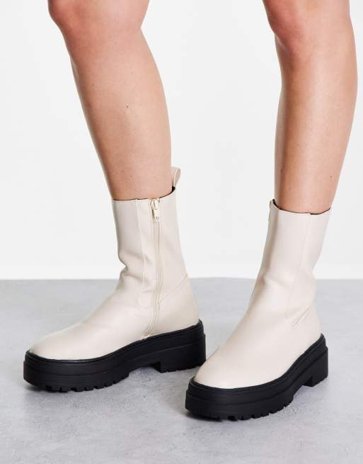 Botas Chelsea blanco hueso Americano de ASOS DESIGN, 2 de 4