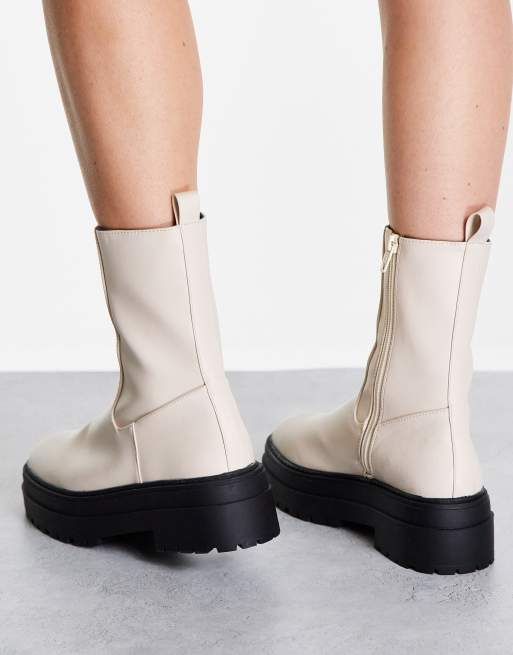 Botas Chelsea blanco hueso Americano de ASOS DESIGN, 4 de 4