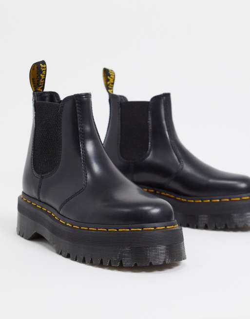 vacío muñeca Padre fage Botas Chelsea con plataforma plana en negro 2976 de Dr Martens | ASOS