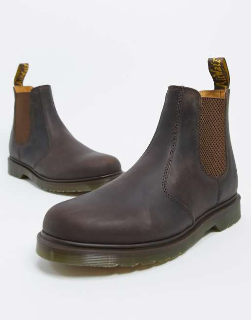 Botas dr martens marrones hot sale