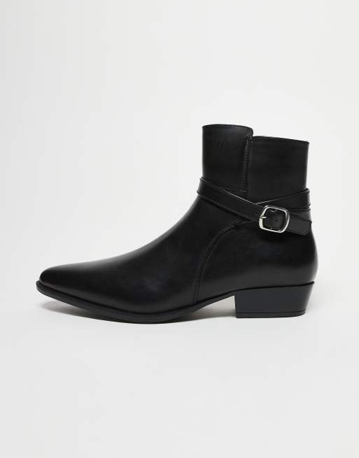Botas Chelsea negras con correa de ASOS DESIGN, 3 de 3