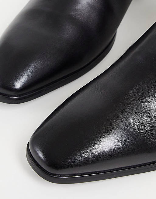 Botas chelsea negras Ben Sherman de Cuero de color Negro para hombre Hombre Zapatos de Botas de Botas informales 