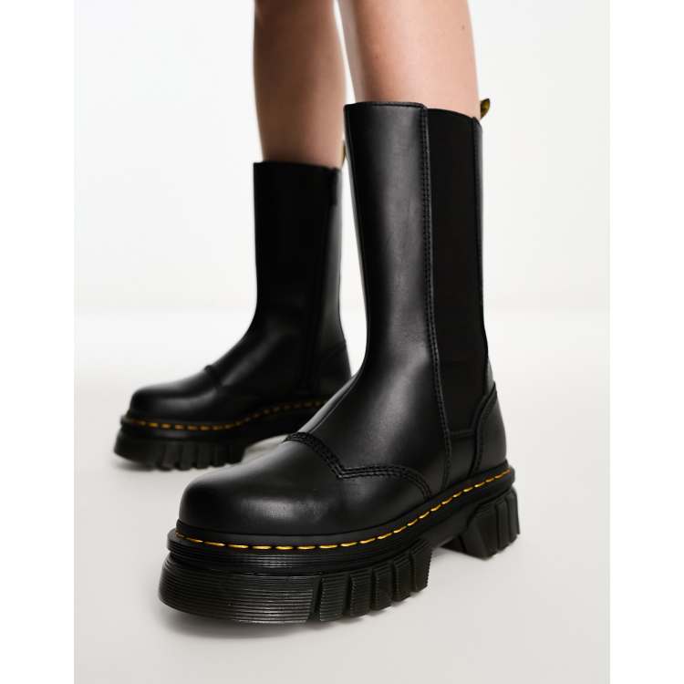 Botas Chelsea negras de piel Nappa Audrick Tall de Dr Martens Martens 1461 HEARTS ClassicfuncenterShops