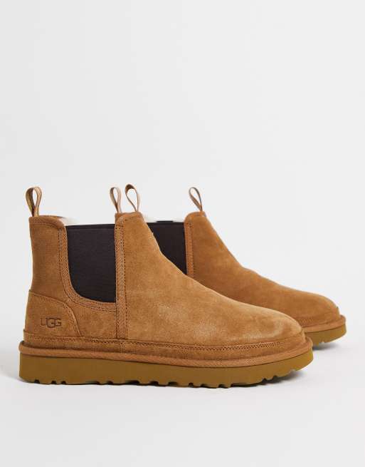 Botas Chelsea tostadas de piel de cordero de Neumel de UGG