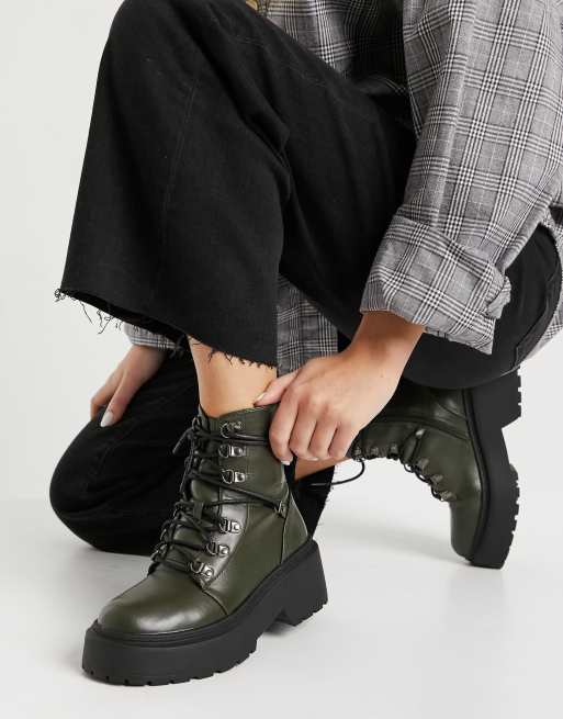 Botas color caqui con cordones Jackson de Raid