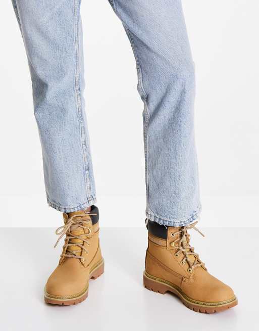 Botas color miel con cordones Lyric de Cat Footwear ASOS