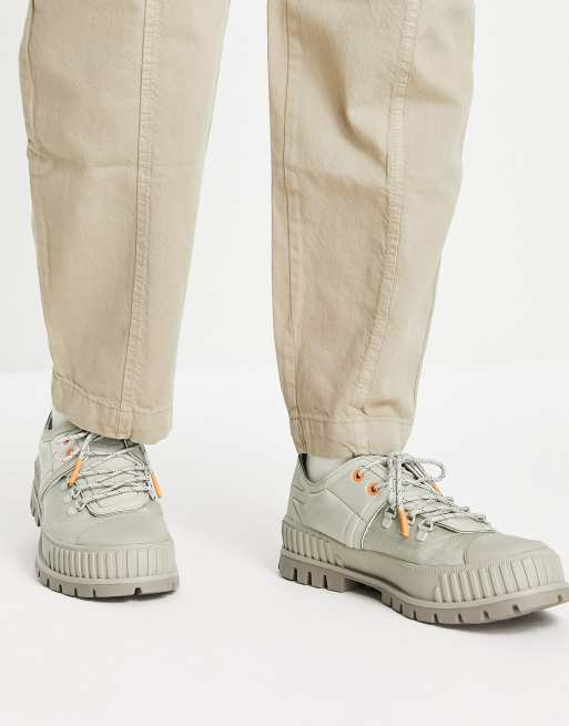 Botas color topo de caña baja Pallashock HKR de Rains x Palladium, 4 de 4