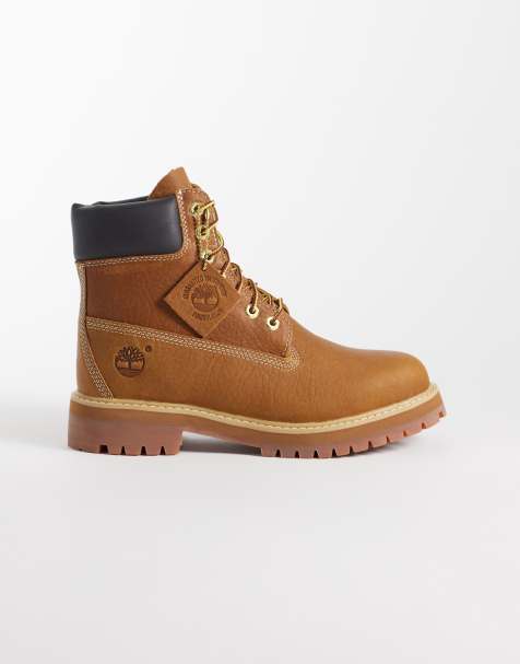 Botas color tostado con caña de 6" de nobuk premium de Timberland - view 1