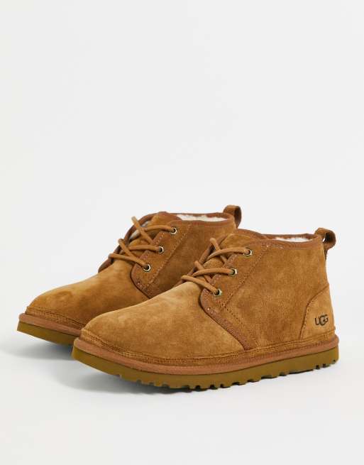 Botas color tostado de piel de cordero de Neumel de UGG