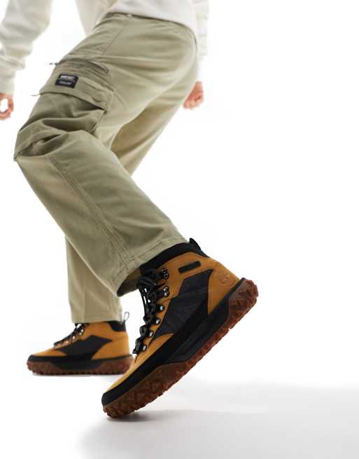 Botas color trigo con 6 pares de ojales de cuero nobuk GS Motion de Timberland