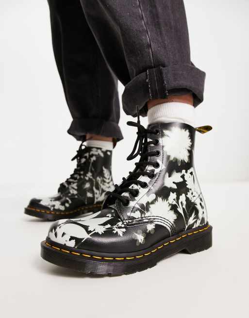 Botas con estampado floral efecto sombras 1460 Pascal de Dr Martens ASOS