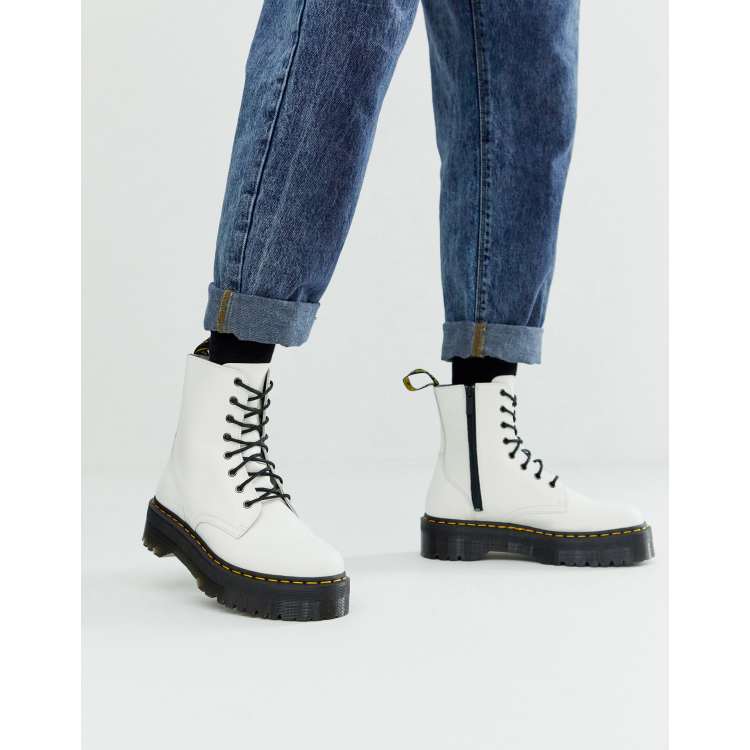 Dr martens best sale plataforma blancas