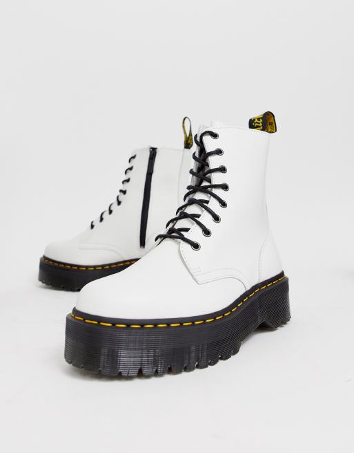 Dr martens plataforma blancas new arrivals