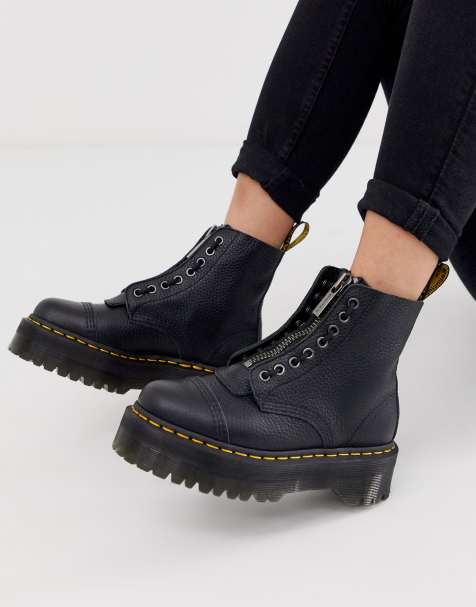 Botas negras mujer online dr martens