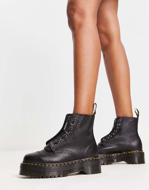 Dr martens 2024 negras plataforma zapatos