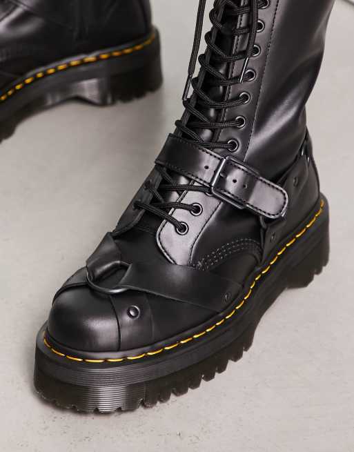 Botas de 14 ojales negro Paris con arn s 1914 Quad Harness de Dr