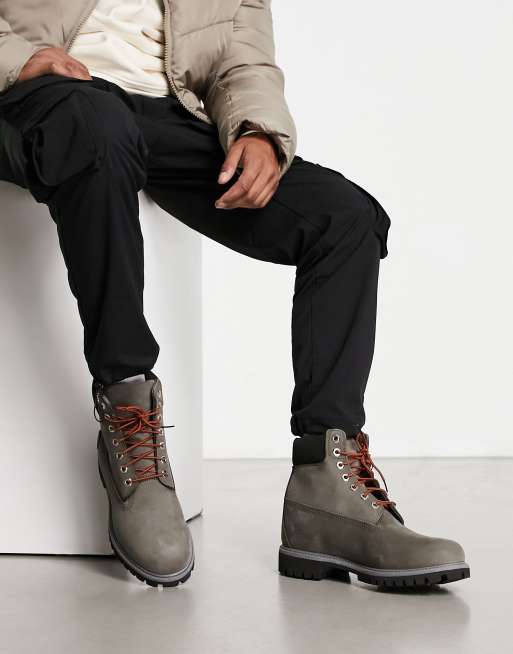 Botas de 6" grises premium Timberland | ASOS