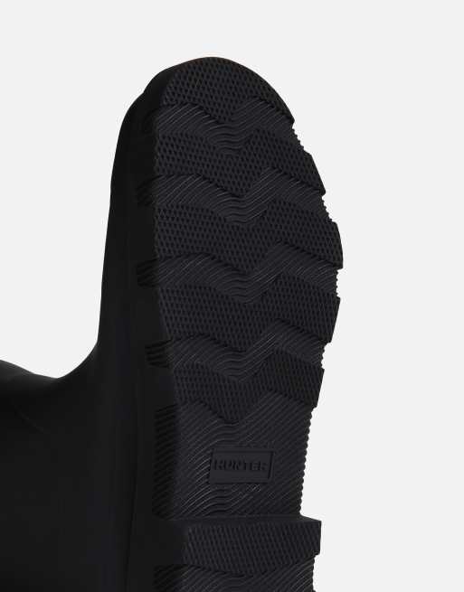 Botas de agua altas negras unisex Downpour de Hunter, 4 de 4
