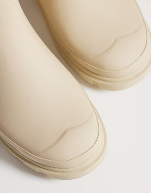 Botas de agua bajas beis Downpour de Hunter, 4 de 4