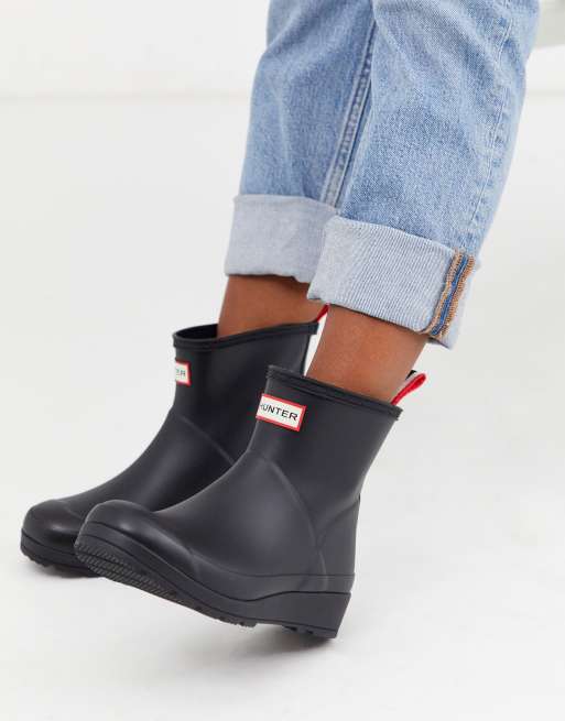 Botas de agua bajas negras Original Play de Hunter