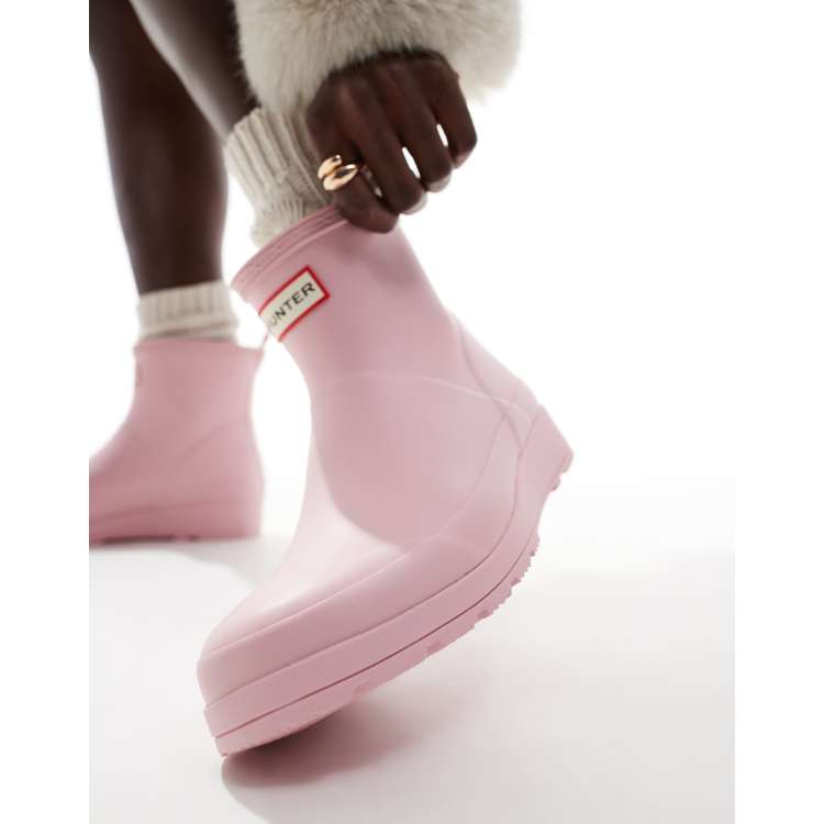 Botas Hunter Hunter Botas De Lluvia First Nebula Rosa Dressinn
