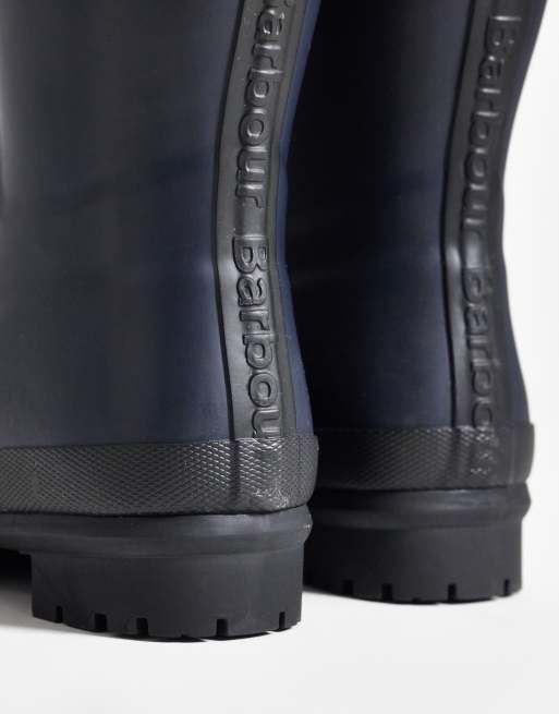 Botas de agua color azul marino de caña alta con logo Abbey Tall de Barbour, 2 de 4