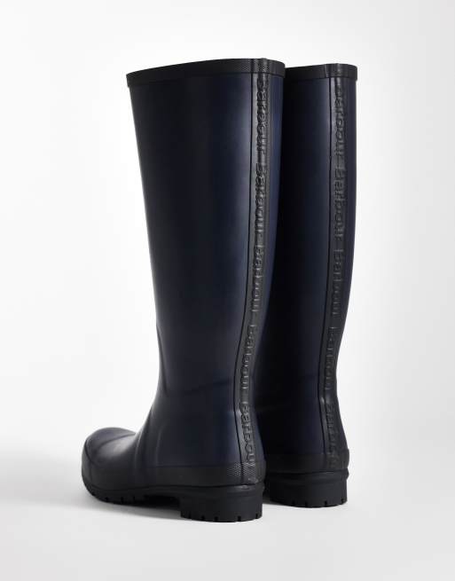 Botas de agua color azul marino de caña alta con logo Abbey Tall de Barbour, 4 de 4