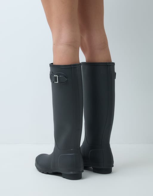 Botas de agua negras de caña alta Original Tall de Hunter, 4 de 4