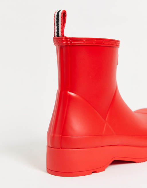 Botas de 2024 agua rojas