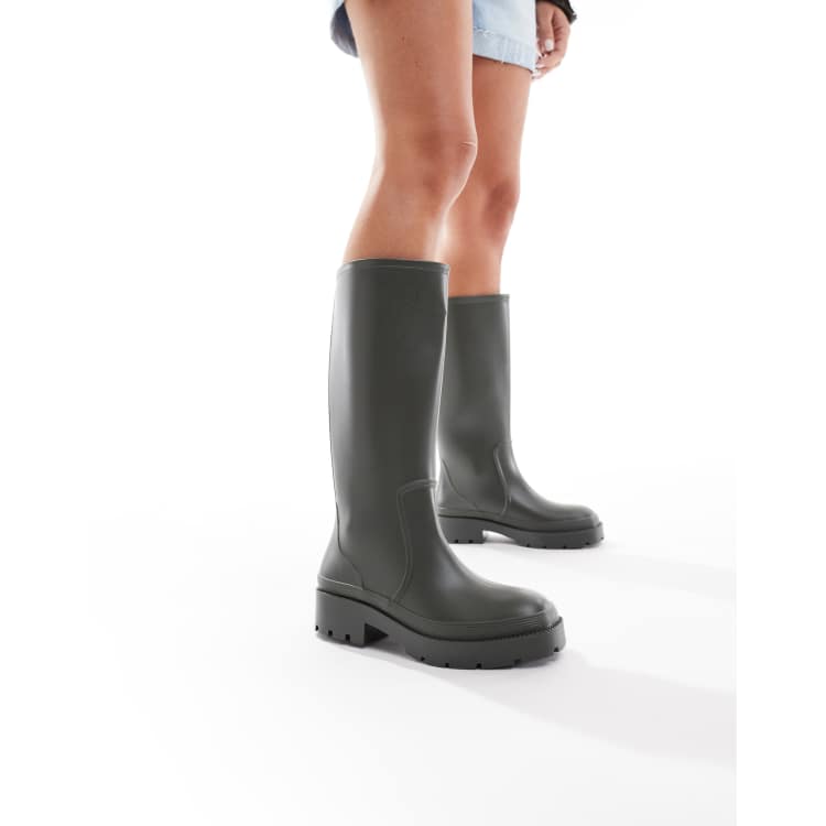 Outfits Botas De Goma Verdes Zara Botas De Agua Verdes De SEQWL ASOS