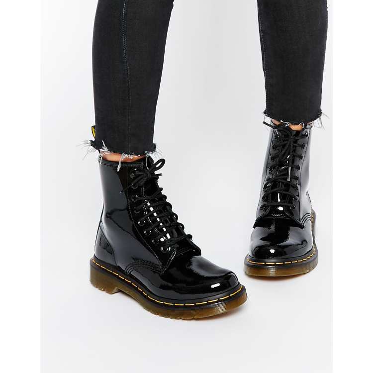 Botas de charol con 8 ojales Modern Classics 1460 de Dr | ASOS